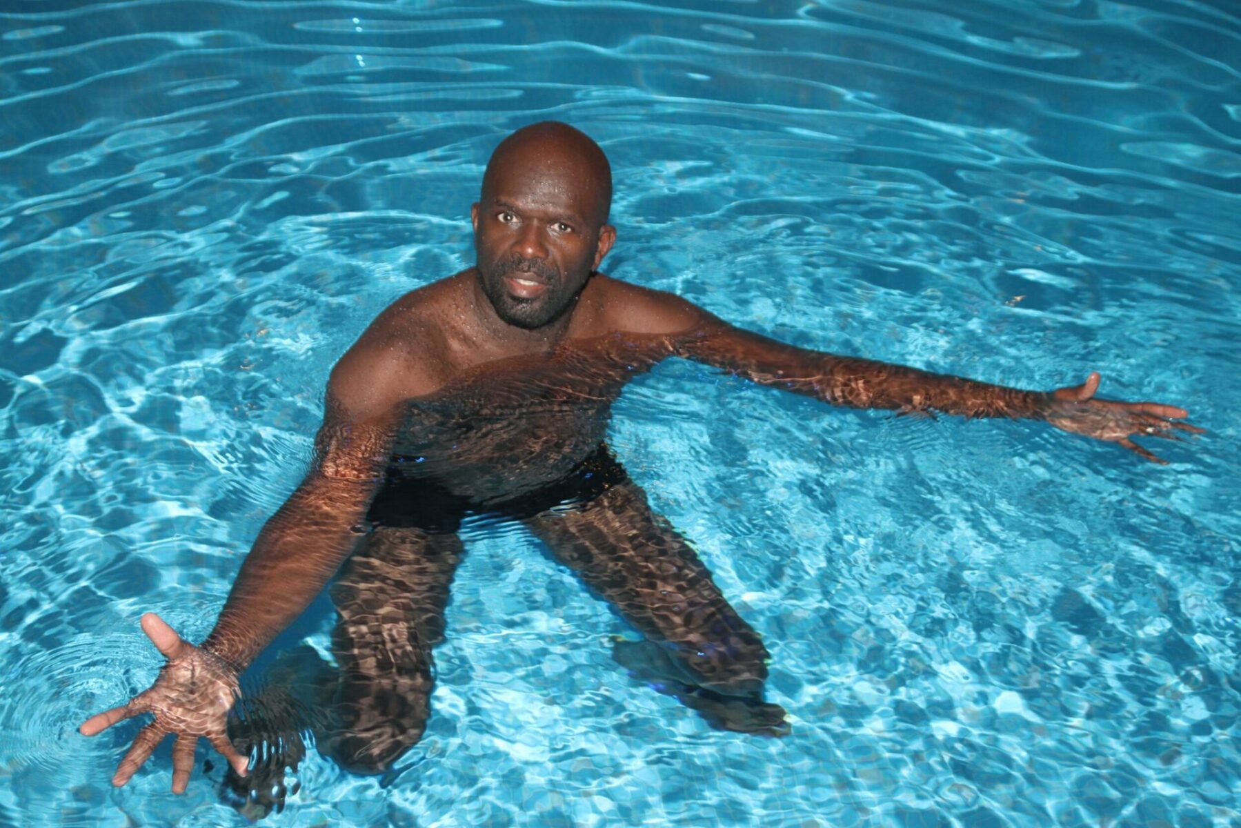 ‘I hid behind the ‘Black people can’t swim’ stereotype until I learnt at 53′