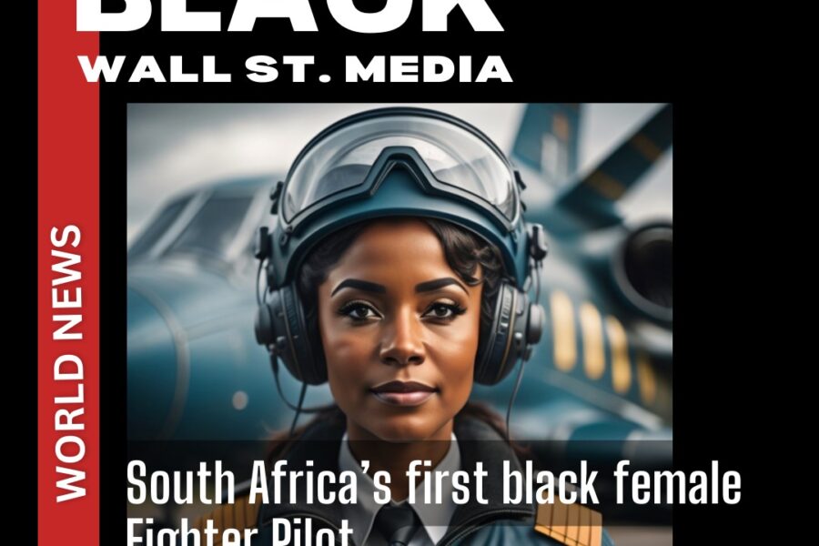 South Africa's first black female Fighter Pilot.