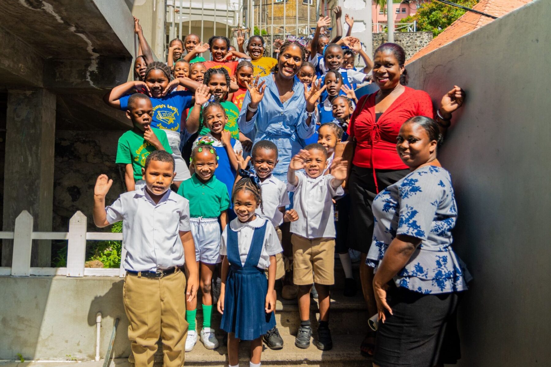 Laura Henry-Allain MBE Visits Grenada Community Library