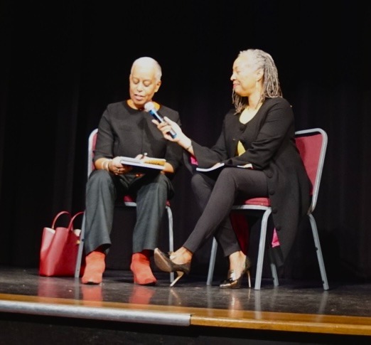 Dr Maggie Semple OBE(left) Jane Oremosu (right).