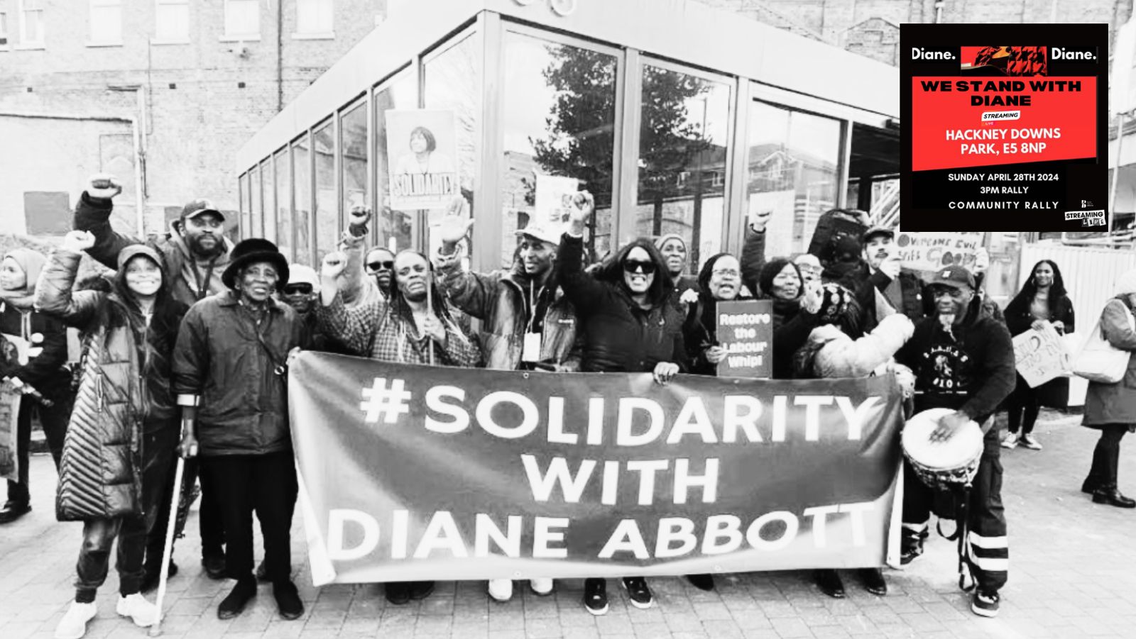 Dianne Abbott Community Rally – LIVE